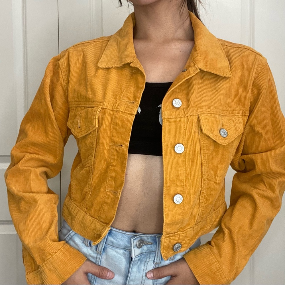 Mustard Yellow Corduroy Jacket